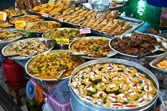 泰国街边的食物
